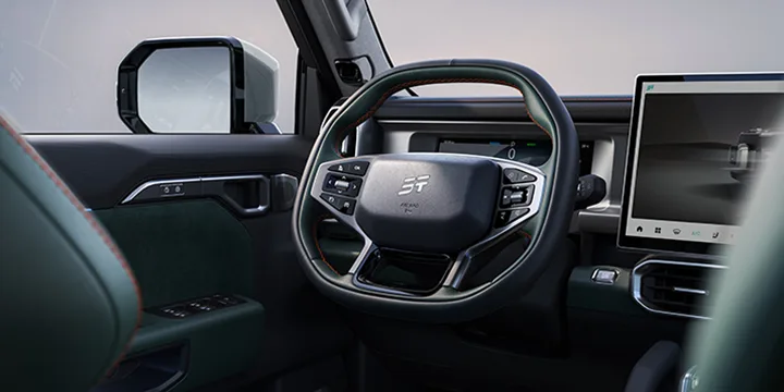 Tilt & Telescopic Leather Steering Wheel