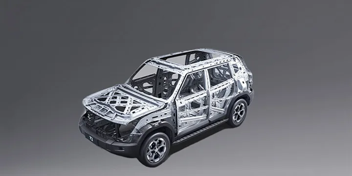 80% High-Strength Steel Cage Body Structure